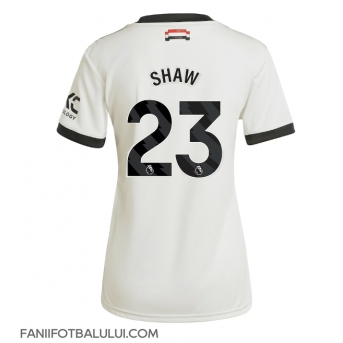 Manchester United Luke Shaw #23 Tricou Fotbal Replică 2024-25 Femei Treilea